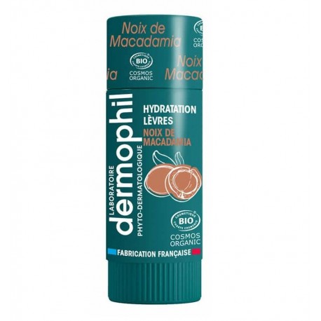 Dermophil Indien Hydratation Lèvres Noix de Macadamia Bio 4 g 3700322004843
