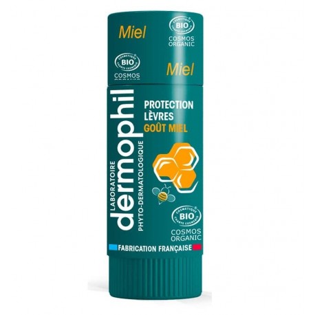 Dermophil Indien Protection Lèvres Goût Miel Bio 4 g 3700322004812
