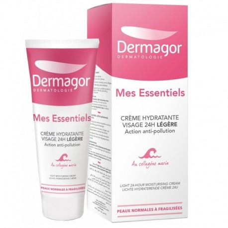 Dermagor Mes Essentiels Crème Hydratante Visage 24H Légère 40 ml 3700322548132