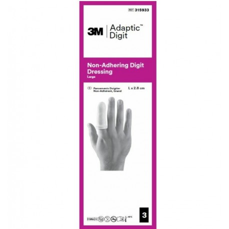 3M Adaptic Digit Pansement Doigtier Taille L 3401070710498