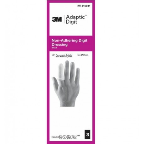 3M Adaptic Digit Pansement Doigtier Taille S 3401070710269