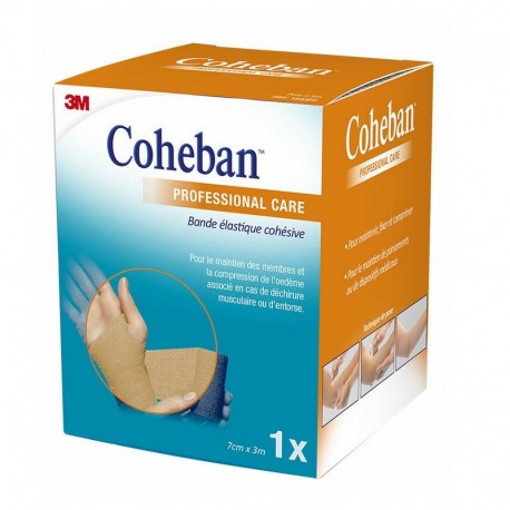 3M Coheban Bande de Contention Cohésive Chair 3 m x 7 cm 4046719318261