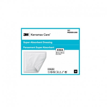 3M Kerramax Care Pansement Super Absorbant 20 cm x 22 cm 4054596953215