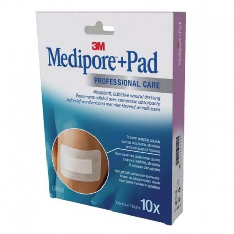 3M Medipore + Pad 10 cm x 10 cm 8711428076363