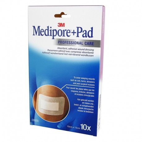 3M Medipore + Pad 10 cm x 15 cm 8711428076370