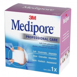 3M Medipore Soft Cloth Adhesive Tape 5 cm x 10 m