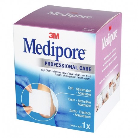 3M Medipore Soft Cloth Adhesive Tape 10 cm x 10 m 4001895903724