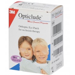 3M Opticlude Junior Mini Orthoptic Eye Patches 5 cm x 6 cm x 20