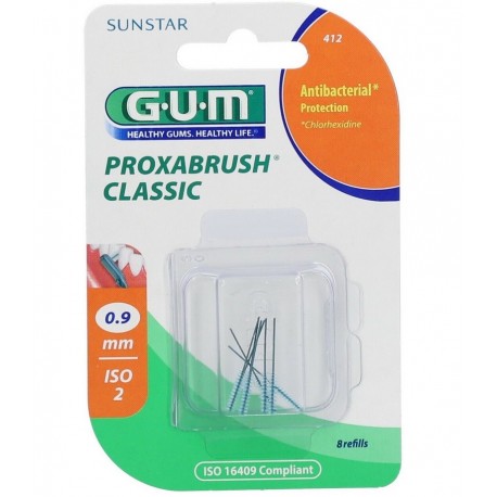 Gum Brossettes Proxabrush Classic 0.9 mm n°412 0070942904124