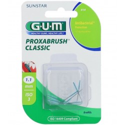 Gum Brossettes Proxabrush Classic 1.1 mm n°414 0070942904148