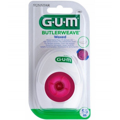 Gum Butlerweave Dental Floss Unwaxed 55 m 0070942011556