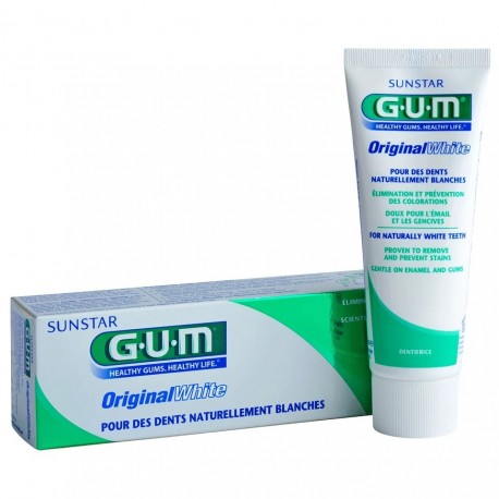 Gum Original White Dentifrice 75 ml 0070942303132