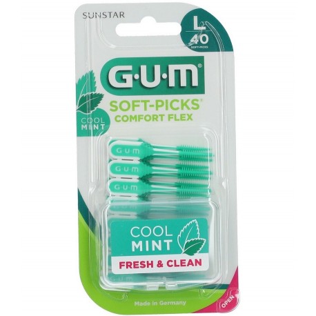 Gum Soft-Picks Comfort Flex Cool Mint Large 40 Units 7630019905282