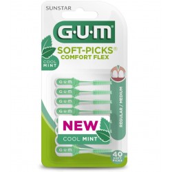Gum Soft-Picks Comfort Flex Cool Mint Regular 40 Unités 7630019903622