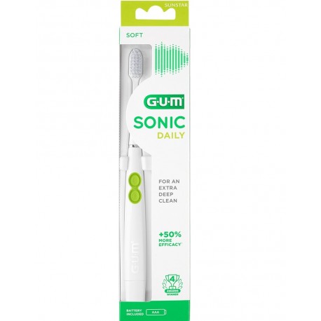 Gum Sonic Daily Soft Toothbrush White 7630019904773