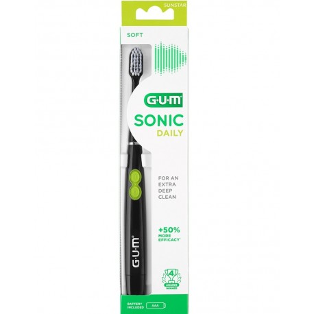 Gum Sonic Daily Soft Toothbrush Black 7630019904780