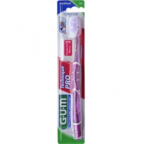 Gum Technique Pro Brosse à Dents Medium Compacte 528 7630019901468
