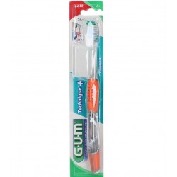 Gum Technique+ Brosse à Dents Souple Compacte 491 0070942121583