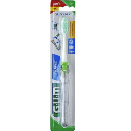 Gum Travel Toothbrush Soft Compact 158 0070942501538