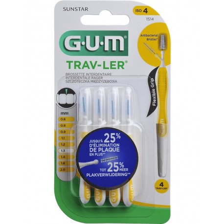 Gum Trav-Ler Brossettes Interdentaires 1.3 mm n°1514 0070942915144
