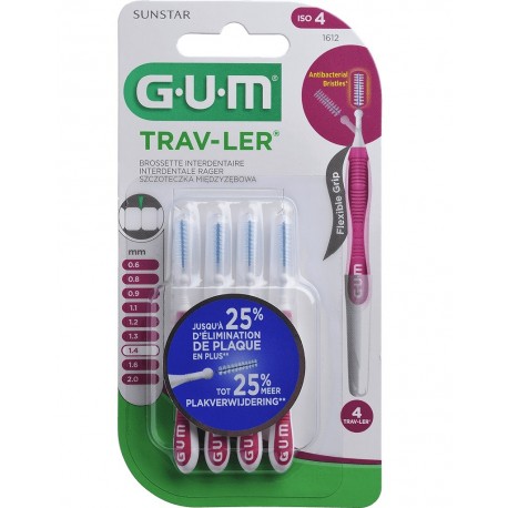 Gum Trav-Ler Brossettes Interdentaires 1.4 mm n°1612 0070942916127