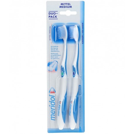 Meridol Protection Gencives Brosse à Dents Medium x 2 7610108058693