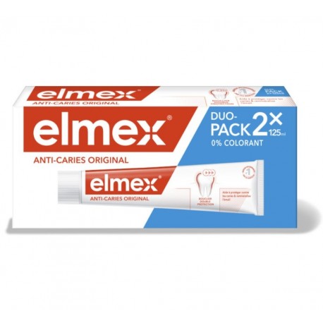 Elmex Anti-Caries Original Dentifrice 2 x 125 ml 8718951031630