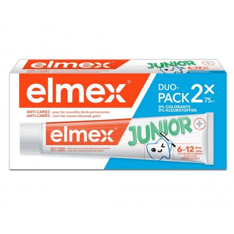 Elmex Dentifrice Junior 2 x 75 ml 8714789707419