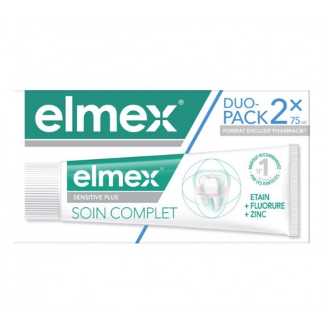 Elmex Sensitive Plus Complete Care Toothpaste 2 x 75 ml 8718951597914