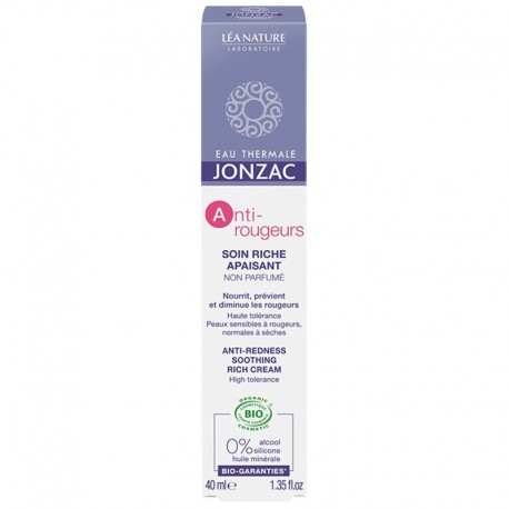 Eau de Jonzac Anti-Rougeurs Soin Riche Apaisant 40 ml 3517360018851