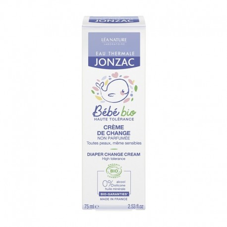 Eau de Jonzac Bébé Bio Crème de Change 75 ml 3517360016277