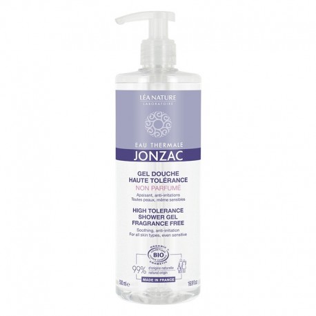 Eau de Jonzac Gel Douche Haute Tolérance Non Parfumé 500 ml 3517360024432