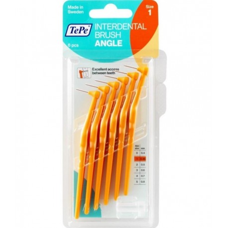 Tepe Angle Interdental Brush Orange 0.45 mm 7317400011509
