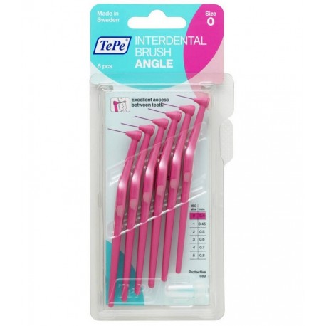 Tepe Angle Interdental Brush Pink 0.4 mm 7317400011479