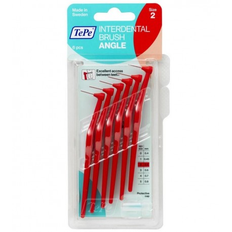 Tepe Angle Interdental Brush Red 0.5 mm 7317400011530