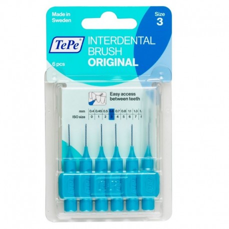 Tepe Interdental Brush Original Blue 0.6 mm 7317400010809