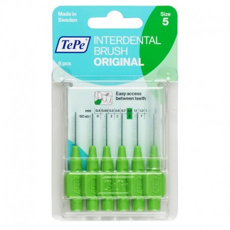 Tepe Interdental Brush Original Green 0.8 mm 7317400010861