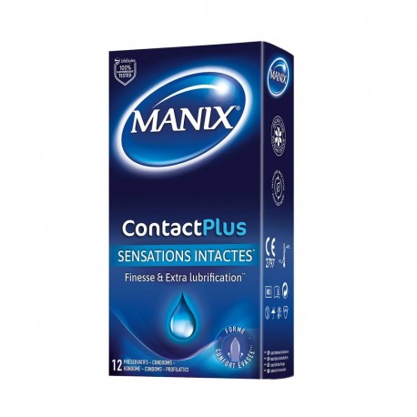 Manix Contact Plus 12 Préservatifs 3532281684602