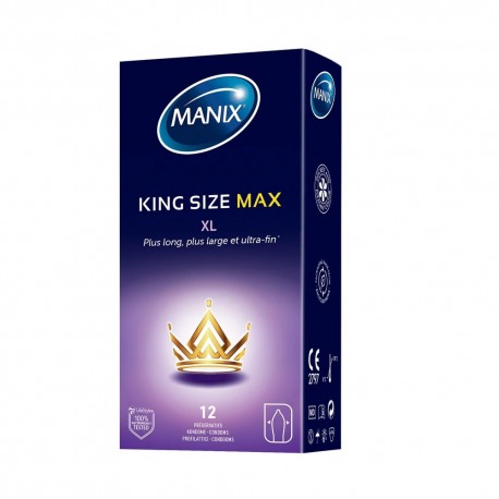 Manix King Size Max 12 Condoms 3532281678601