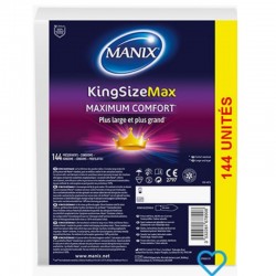 Manix King Size Max 144 Préservatifs 3532281678908