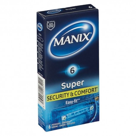 Manix Super 6 Préservatifs 3532281403401
