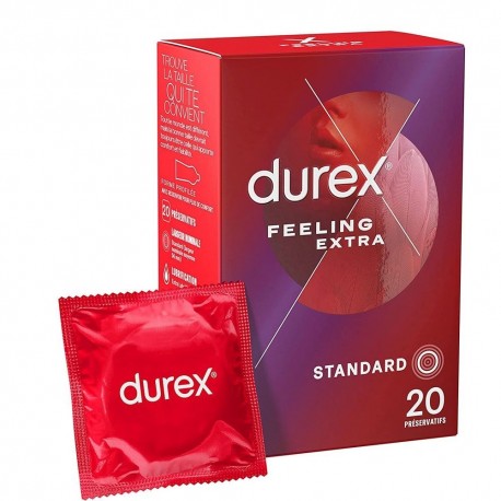 Durex Feeling Extra 20 Préservatifs 3059947001196