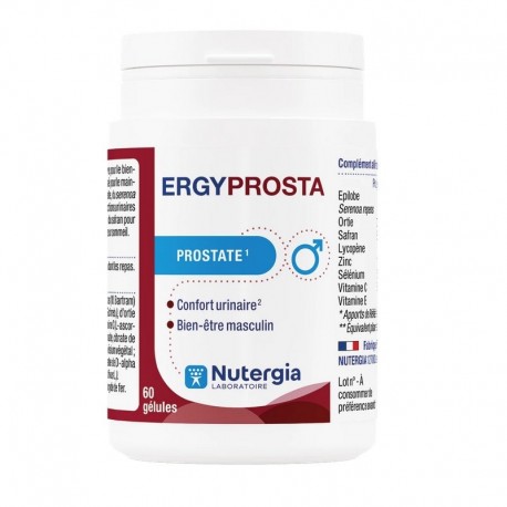 Nutergia Ergyprosta 60 Gélules 3664524000211