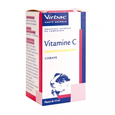Virbac Vitamine C Cobaye 15 ml 3597133087642