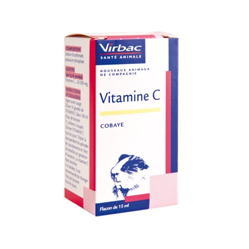 Virbac Vitamine C Cobaye Solution, 15 ml