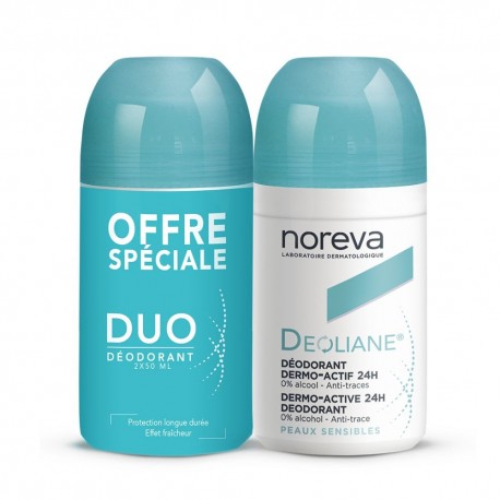 Noreva Deoliane Dermo-Active 24H Deodorant 2 x 50 ml 3571940003743