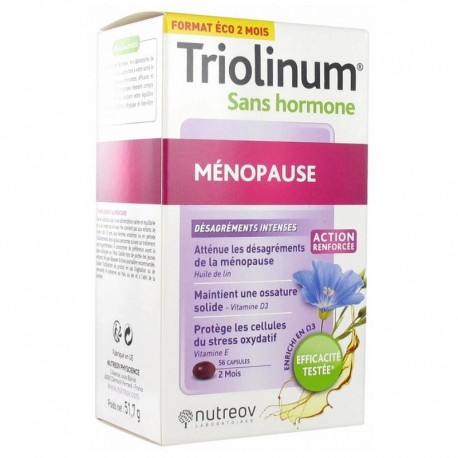 Nutreov Triolinum Sans Hormone Ménopause 56 Comprimés 3401594947073