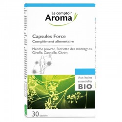 Le Comptoir Aroma Capsules Force aux Huiles Essentielles Bio 30 Capsules 3273818833390