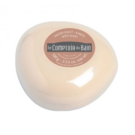 Le Comptoir du Bain Savon Galet Surgras Karité 100 g 3273818840435