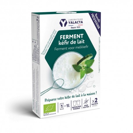 Yalacta Ferment Pour Kéfir de Lait 2 sachets 3134000230208